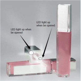 LED发光高质量长久不掉色防水润唇膏 唇彩厂家直销 加工厂