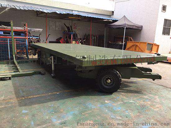 12吨平板拖车南工车辆专业订制