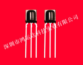 深圳厂家生产红外线遥控接收头鼻梁塑胶封装接收头高性价比HYD838