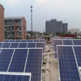 10kw屋顶分布式光伏并网光伏系统 家用太阳能发电站 享高补贴